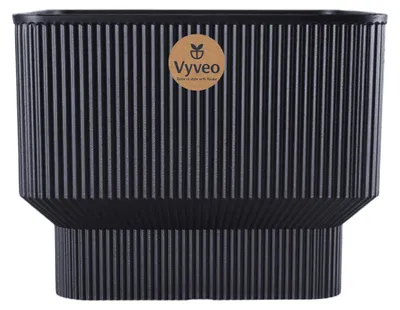 Productafbeelding van Vyveo - Bloempot Ciro - Zwart - 31x24 cm