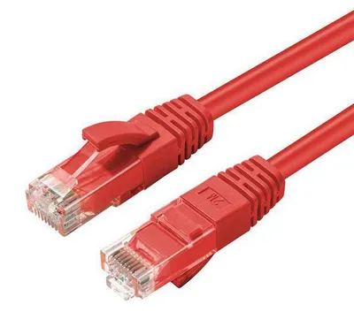 Produktbild von Microconnect UTP520R, 20 m, Cat5e, U/UTP (UTP), RJ-45, RJ-45, Rot