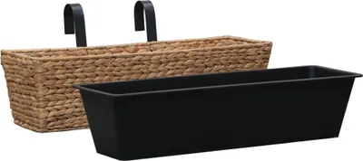 Produktbild von "2026 Aktion" Blumenkasten 2 Stk. Wasserhyazinthe - DEMöbel4601541