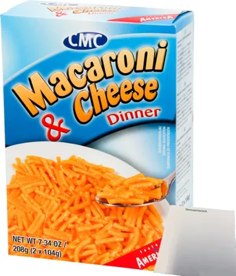 Produktbild von CMC Macaroni & Cheese Dinner taste America (208g Packung) + usy Block
