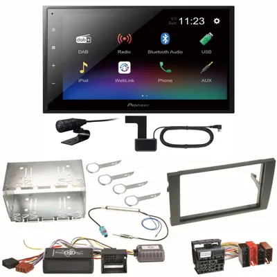 Produktbild von Pioneer DMH-A340DAB Digitalradio Bluetooth Einbauset für Seat Exeo Audi A4 B6 B7