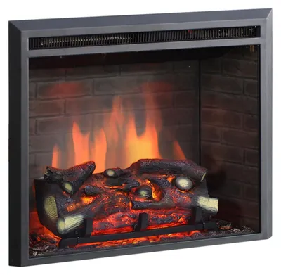 Imagen del producto de Chimenea eléctrica de pared, 26 pulgadas, 2000 vatios, con efecto de crepitación, color