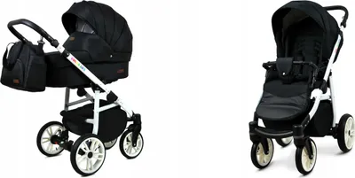 Obrázok produktu pre BabyLux® Color Lux | Kočík 2v1 Set | Onyx | Kočík Kombi | Set kočíka | Kočík + B