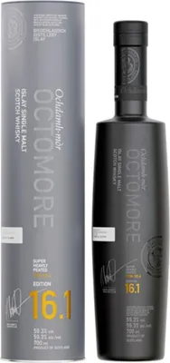 Produktbild von Bruichladdich Octomore 16.1 - 5 Jahre - 1st Fill Bourbon - Super Heavily Peated - Single Malt Scotch Whisky