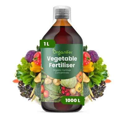 Produktbild von Flüssigdünger Für Gemüse 1L – 2-1-8 NPK – Flüssig-Pflanzendünger Für Gemüse – Organifer