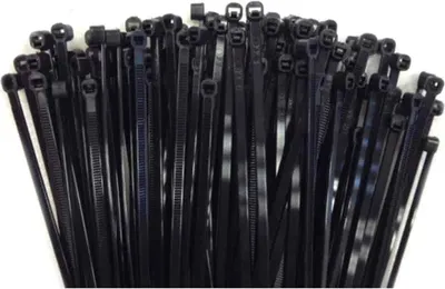 Produktbild von 100 Kabelbinder 750x7,6mm schwarz (UV-stabilisiert) PA6.6