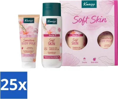 Produktbild von Kneipp - Sanfte Hautmomente Geschenkset - Duschgel - Vorteilspack - 25 Stücke