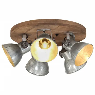 Obrázok produktu pre Závesná lampa 25 W starožitná strieborná 50x50x25 E27