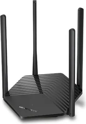 Produktbild von Mercusys MR60X WLAN-Router Gigabit Ethernet Dual-Band (2,4 GHz/5 GHz) Schwarz (MR60X)