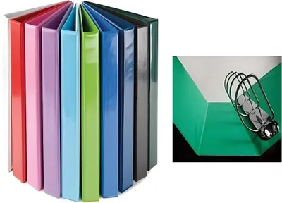 Produktbild von Sichthülle A4 L PVC oben und rechts offen 10er Pack schwarz
