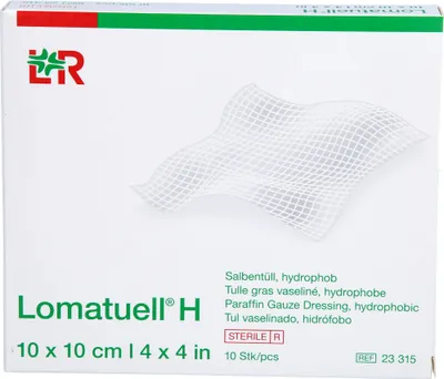 Produktbild von Lomatuell H 10x10cm Steril, 10 St VER