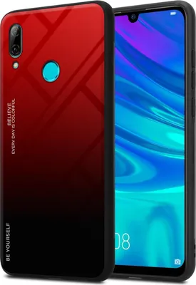 Produktbild von Cadorabo Hülle für Honor 10 LITE / Huawei P SMART 2019 Schutz Hülle in Schwarz Handyhülle TPU Etui Cover Case Tempered