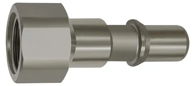 Produktbild von Riegler Nippel für Kupplungen NW 8, ISO 6150 C, Edelstahl, G 3/8 IG