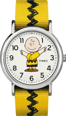 Produktbild von Timex Herrenuhr Timex x Peanuts – Charlie Brown TW2R41100