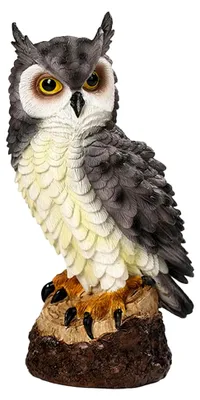Produktbild von Eulenstatue - Vogelfiguren aus Harz für den Garten