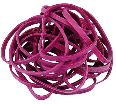 Produktbild von 1x ALCO Elastico Gummiringe Gummibänder rot, 80 x 4mm, 1000 Stk., 1000 gr.