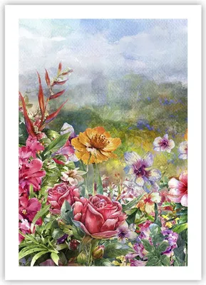Produktbild von Poster - Poster ohne Rahmen - blume sommer natur - 50x70 cm - Wand Bild - Wanddeko - Wandbilder - Kunstposter - Wandposter - Bilder - Kunstdruck - Wanddekoration - Wandbild - P2XPA50x70-3843