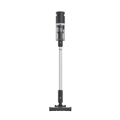 A Hoover cordless vacuum cleaner is shown against a white background.