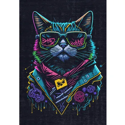 Produktbild von Blackcat Teppich mit Chenille Druck, Waschbarer Antibakteriell Teppich