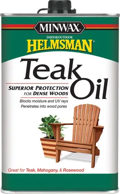 Produktbild von Minwax Teak Oil 946 ml – Möbelöl, Terrassenöl, UV-Schutz