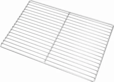 Image de Grille de barbecue vidaXL argentée 47 x 32,5 cm en acier inoxydable