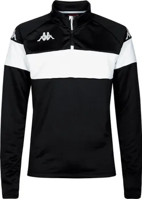Produktbild von Kappa Dovare Halbreißverschluss-sweatshirt Schwarz L Mann Schwarz L