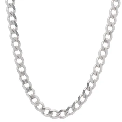 Produktbild von Silberkette Panzerkette Länge 45cm - Breite 3,2mm - 925 Silber