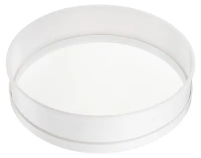 Meelzeef aus Edelstahl, 30,5 cm, 50 Maschen, feinmaschig, weiß