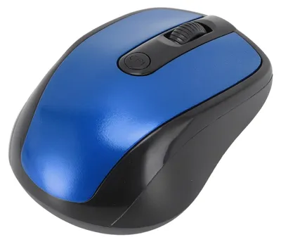 Obrázek produktu pro 2,4 GHz bezdrátová myš – profesionální ergonomická bezdrátová optická počítačová myš s vysokou citlivostí pro notebooky, modrá