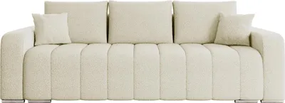Produktbild von MIRJAN24 Schlafsofa Pufetto Boucle, Sofa mit Bettkasten und Schlaffunktion, Polstersofa, Couch vom Hersteller (Farbe: Lambi 08)