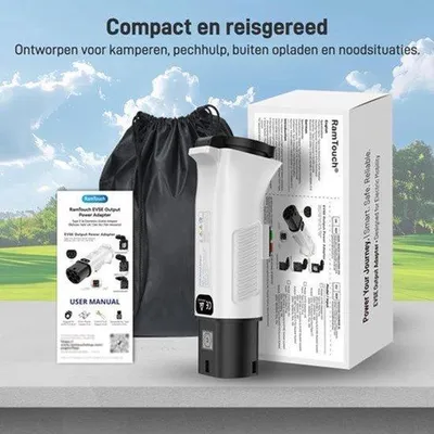 Productafbeelding van Type 2 naar Schuko Adapter voor EV-lader, Laadpaal & Wallbox