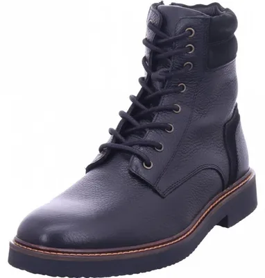 Produktbild von Poelman Herrenschuhe Warmfutter Schnürstiefel Schwarz Freizeit, Schuhgröße:41 EU