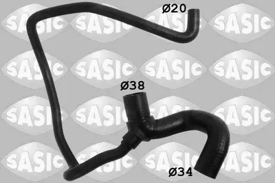 Produktbild von SASIC Kühlerschlauch Wasserschlauch für OPEL ZAFIRA B (A05) 3406258