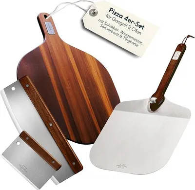 Imagen del producto de Kit de accesorios para pizza, 4 piezas