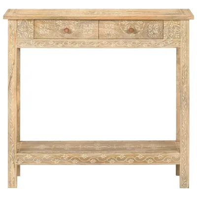Immagine prodotto di Tavolo Consolle 80x35x74 cm in Legno Massello di Mango