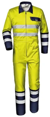 Produktbild von Sir Safety Mistral Warnschutzoverall reflektierend, atmungsaktiv, mit Doppelnähten, M+, HI-VIS GELB/BLAU