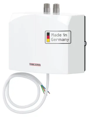 Imagen del producto de Calentador de agua a flujo continuo, hidráulico - Potencia: 5,7 kW - Capacidad: 3,2 litros - Fabricado en plástico - Calentador de agua compacto