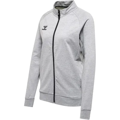 Image de Hummel Hmlmove Grid Cot. Zip Jacket Woman - grey melange, Size:S