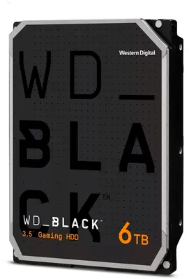 Produktbild von WD Black      8.9cm (3.5")  6TB SATA3 7200  128MB WD6004FZWX intern