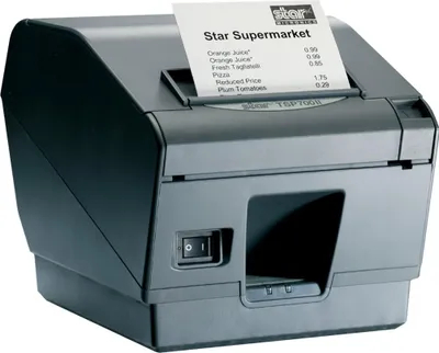 Immagine prodotto di TSP-743II - Stampante termica per scontrini con taglierina, 80 mm, grigio scuro