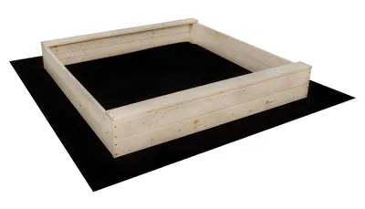 Produktbild von Naturholzsandkasten 120x120 cm