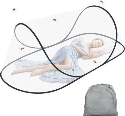 Produktbild von Pop-up Mückennetz 200 x 80 x 56 cm - faltbar und tragbar für Camping und Reisen