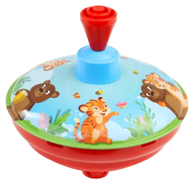 Immagine prodotto di LENA Brummkreisel, Tigre e Orso, diametro 13 cm