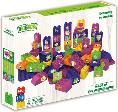 Produktbild von BiOBUDDi Bausteine-Set 60-teilig