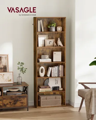 Produktbild von VASAGLE Bücherregal, mit 6 Ebenen, Standregal, Aufbewahrungsregal, für Wohnzimmer, Büro