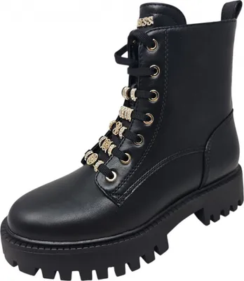 Produktbild von Guess Fionaa Damen Schnürstiefel in Schwarz, Größe 39