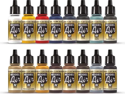 Produktbild von 771178 Model Air Basic Colors Acrylverfset - Acrylverf - Geeignet für Air Brush - 16 Stück - Mehrfarbig