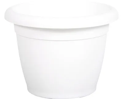 Image de Pot de fleurs en plastique Naxos Ø 46 cm blanc