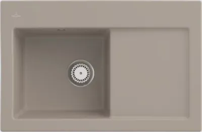 Produktbild von Villeroy & Boch Keramikspüle 677201AM, Subway 45 Einbauspüle - inkl.