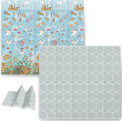 Zdjęcie produktu dla Edukacyjna składana mata piankowa 200 x 180 x 1 cm Nukido NK-340 ocean